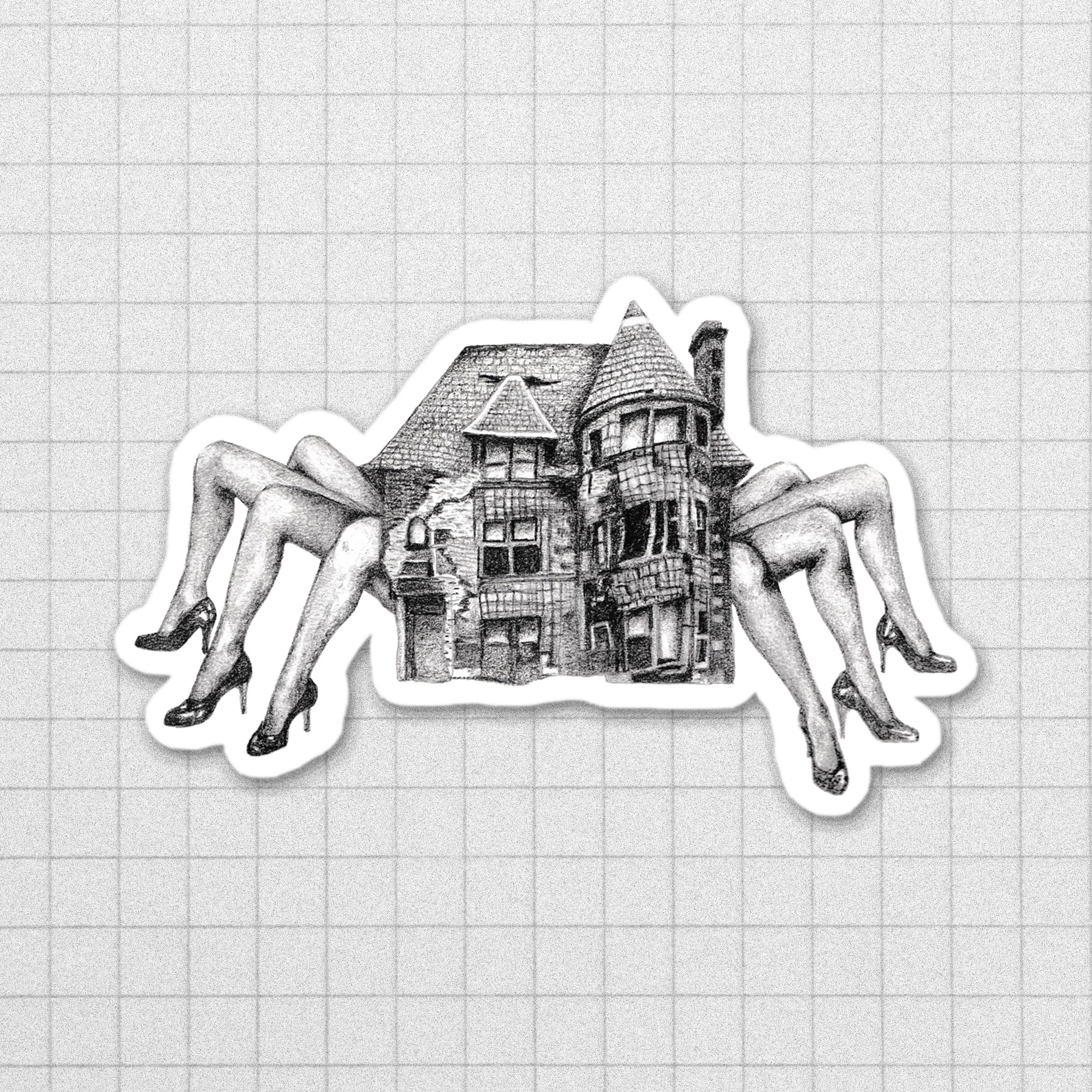 Eight Legged Freak Sticker