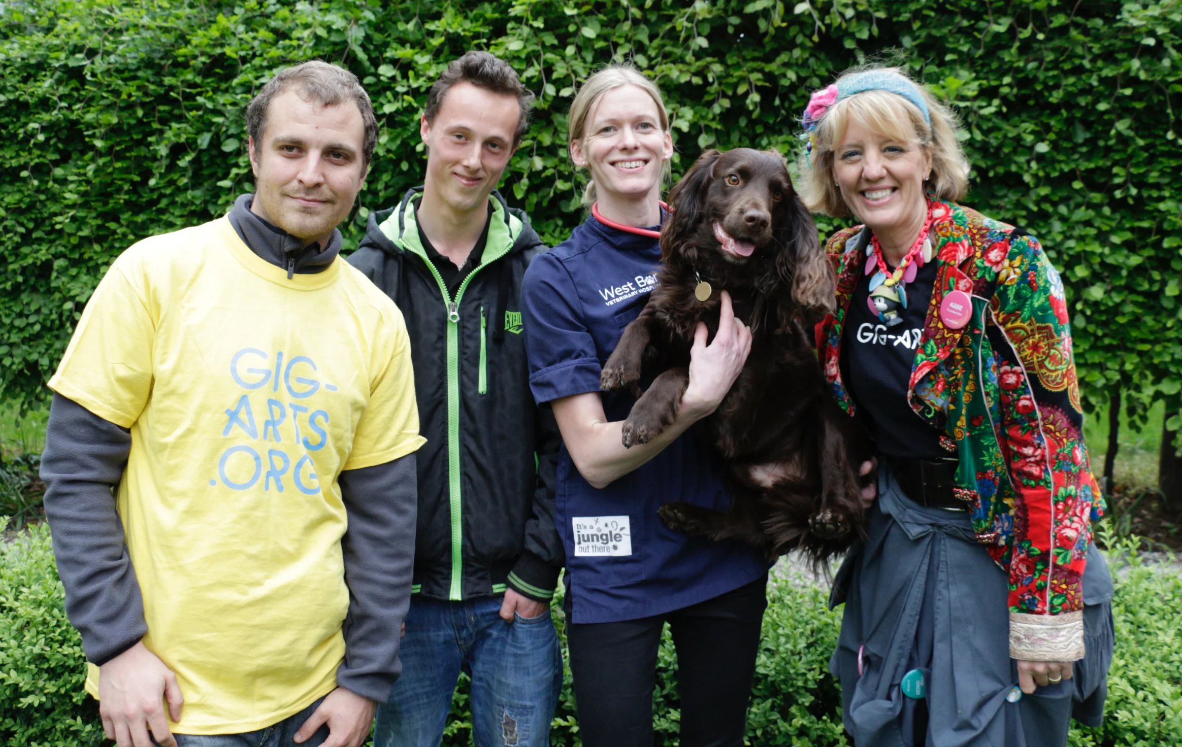 Gig-Arts Participants at West Bar Vets in Banbury