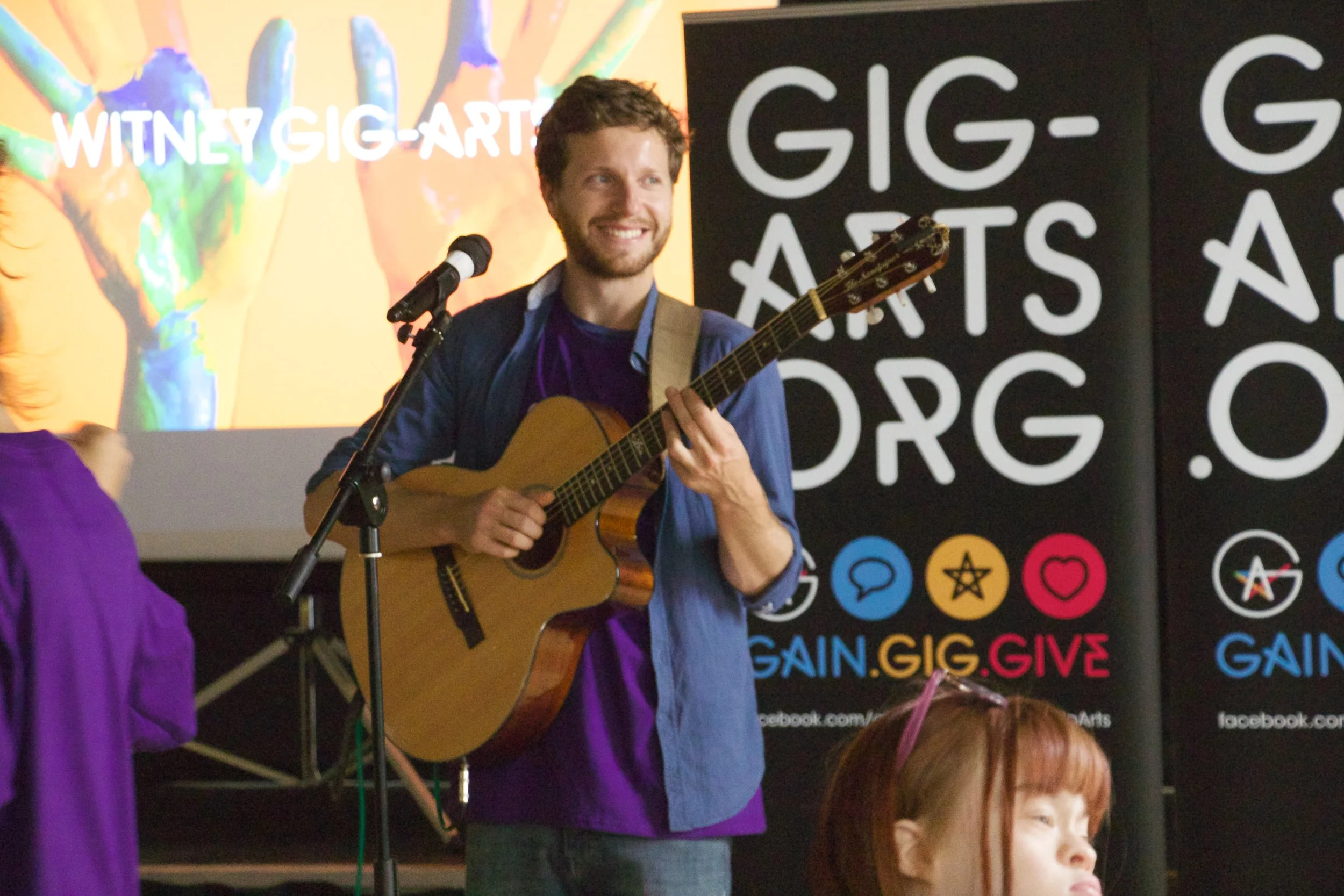 Jem Tyler launches the Wonderful Witney Gig-Arts Event.