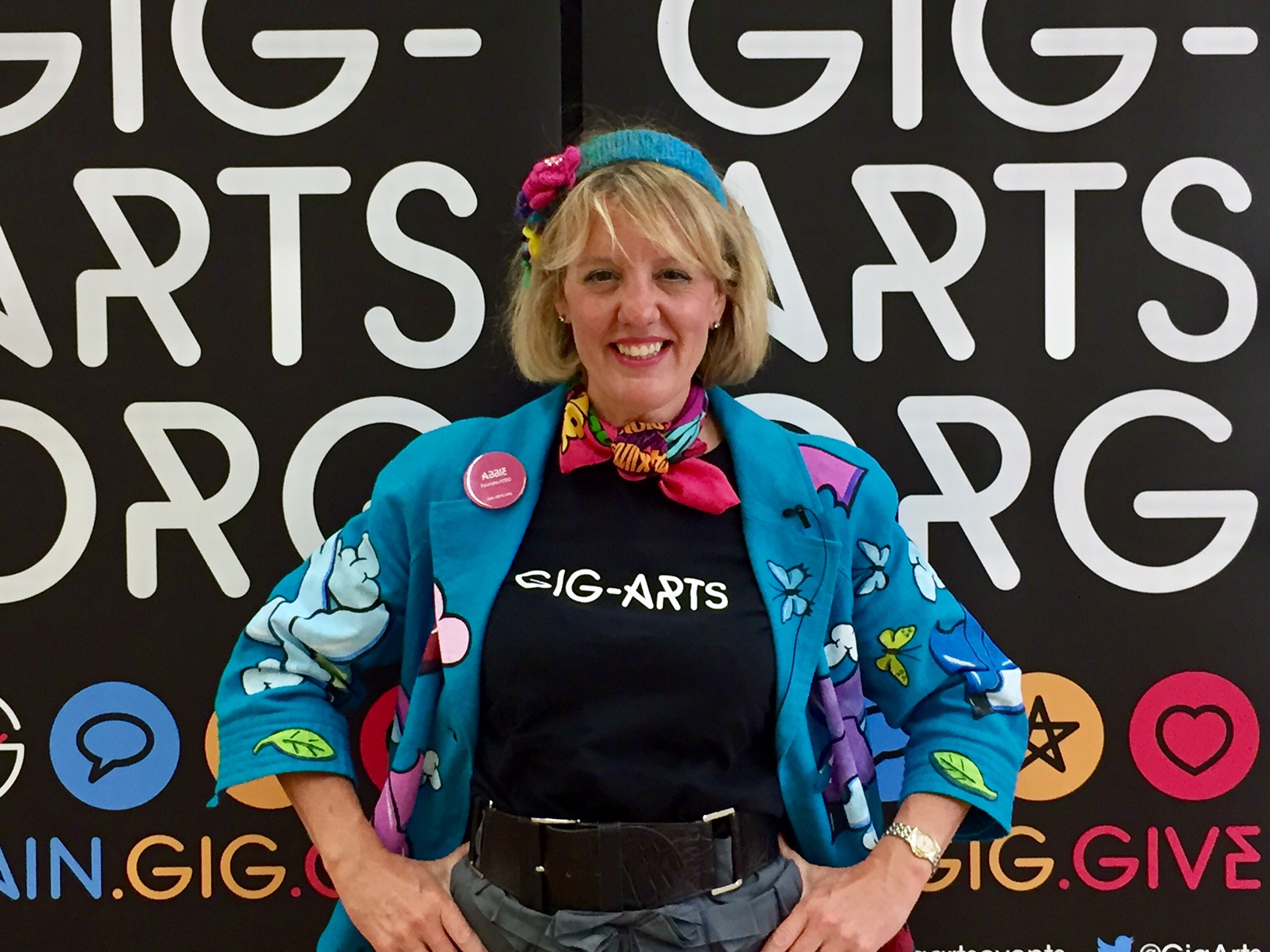 " Thank you everyone for making this such a wonderful event!" Abbie Cooke, Founder of Gig-Arts
