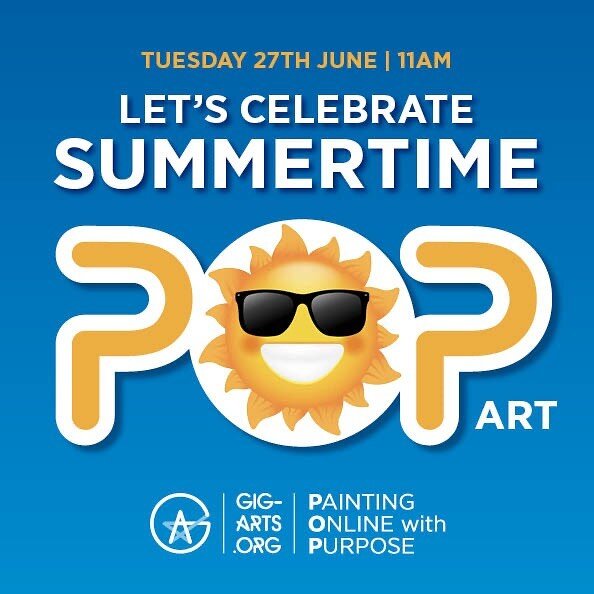 Sun&rsquo;s up! ☀️Let&rsquo;s celebrate summer! Join the fun on Tuesday 27th June at 11am on Zoom! Bring along your red, blue and yellow paint! #summer #gig_arts #theicecentre #summervibes2023 #art #fun