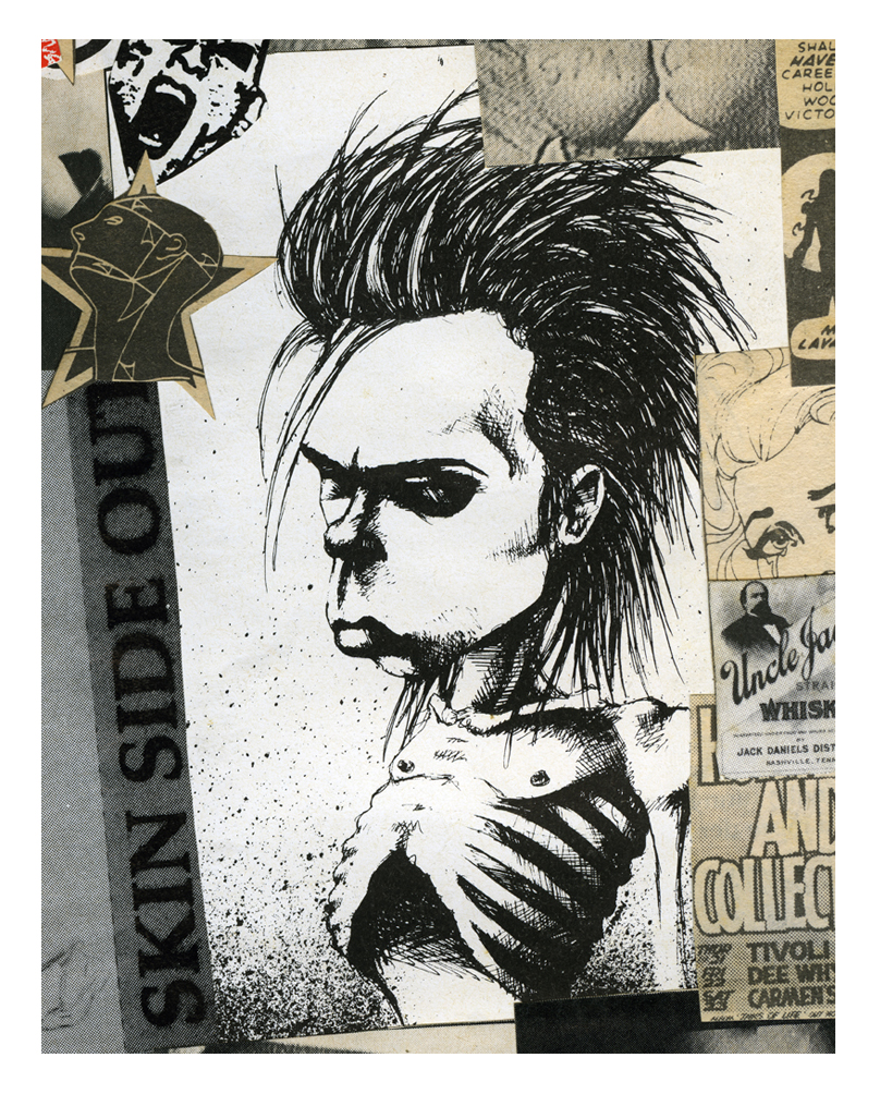 Here's an old illustration of Nick from Zig Zag magazine 'circa 1984.