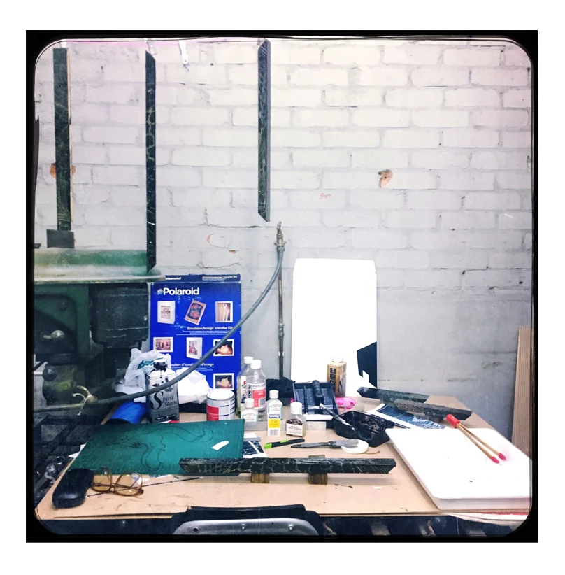 Work Bench for Image Transfers to the frames