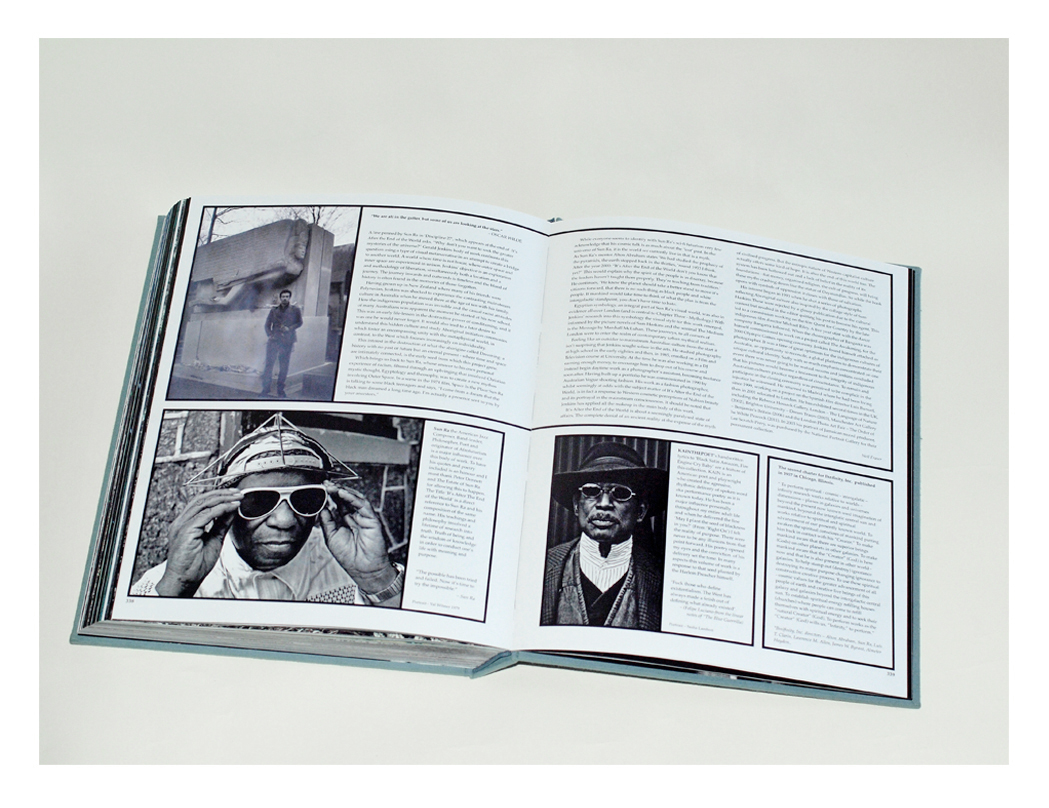 Contributions include Poems and Quotes by Sun Ra and the Handwritten Lyrics by KAINTHEPOET to his seminal work ‘Black Satin Amazon Fire Engine Cry Baby’