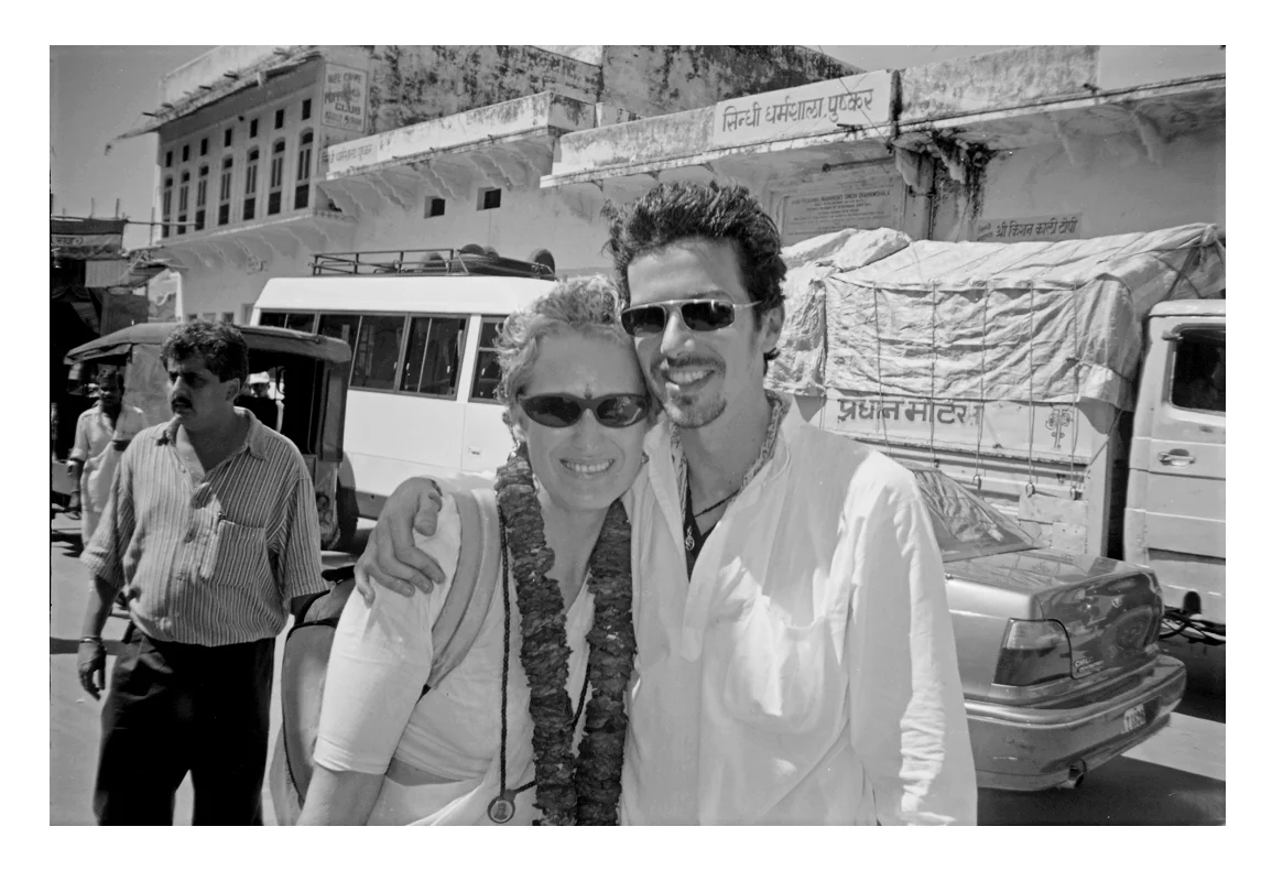 With Jane Campion on the last day of filming