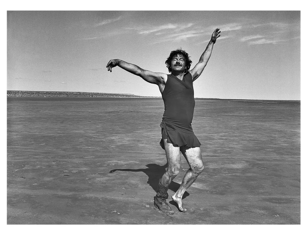 Harvey Keitel on Set