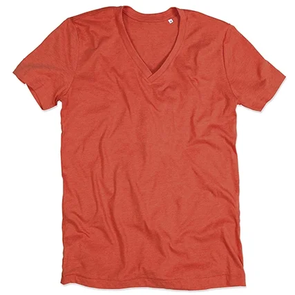 LUKE V-Neck Men / Pumpkin Heather