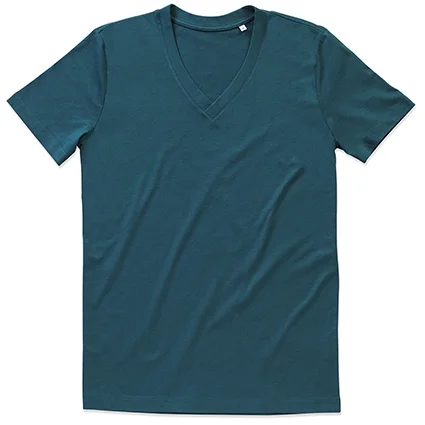 James V-Neck Men / Pacific Blue