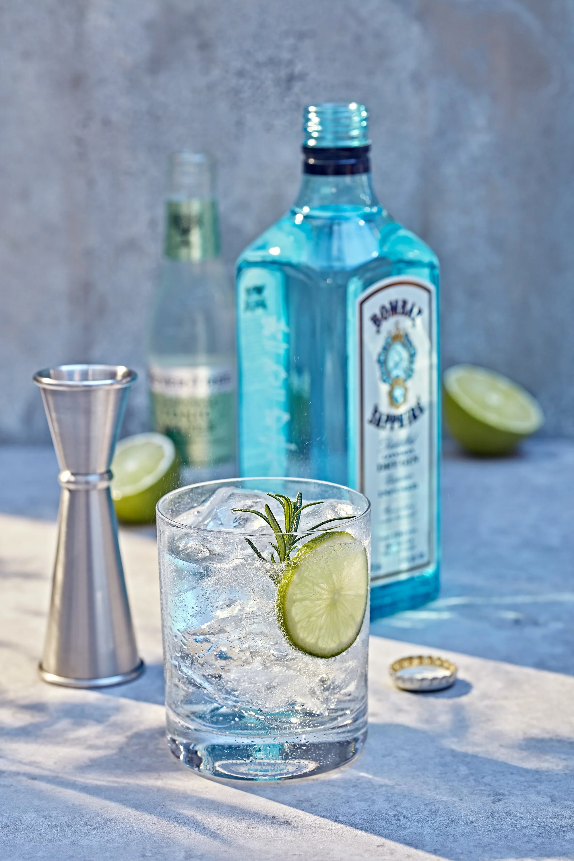 Bombay Gin and tonic