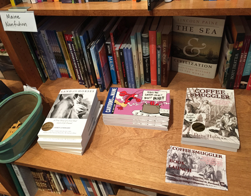 Coffee Smuggler in the Maine author section of Royal River Books.