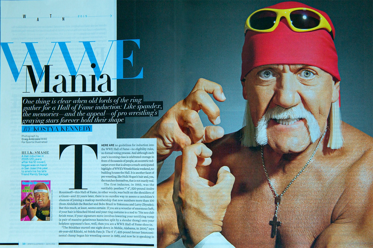 Hulk Hogan published in Sports Illustrated