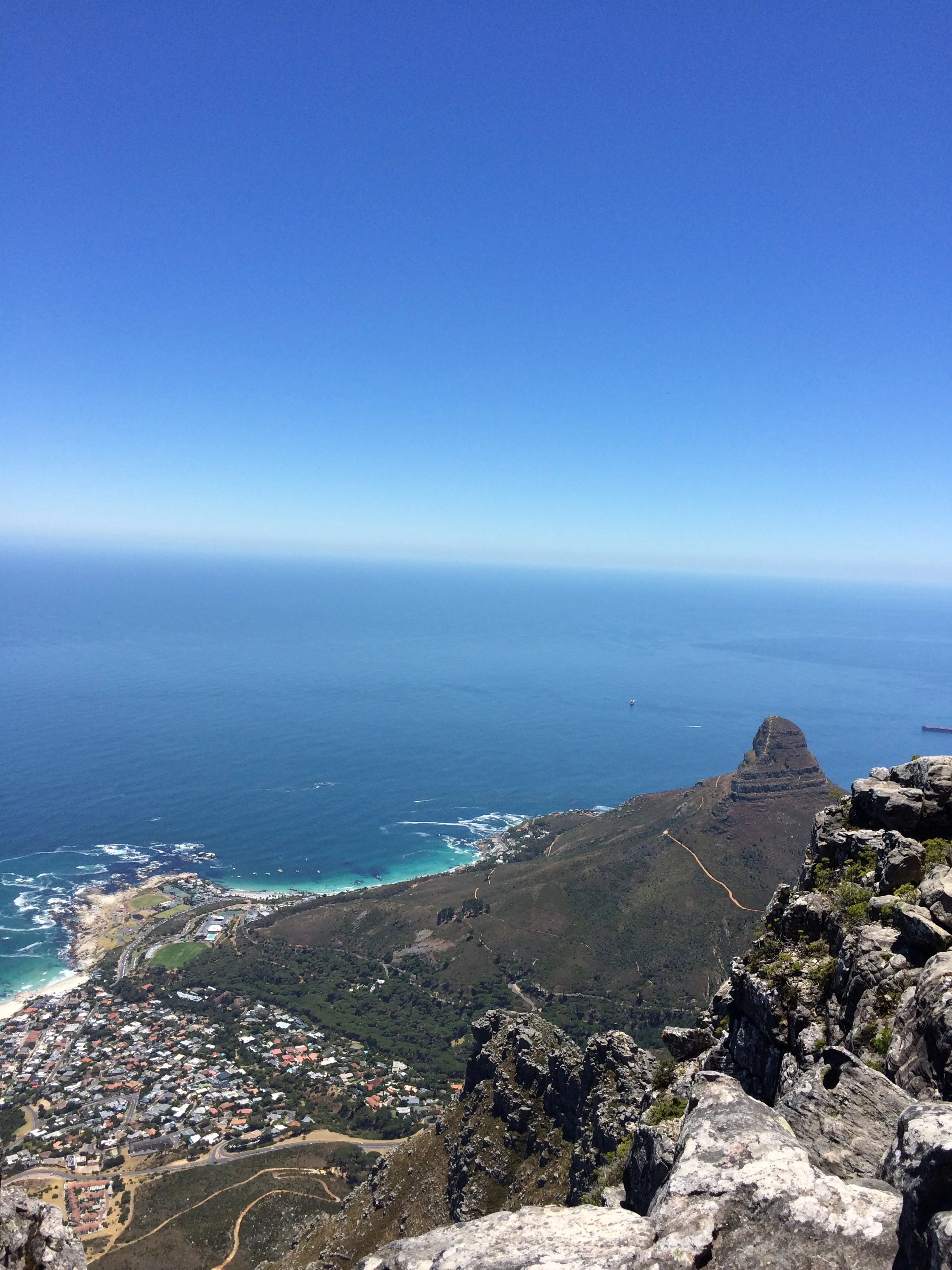 View of Lion's Head from Table Mountain - The 12 Apostles