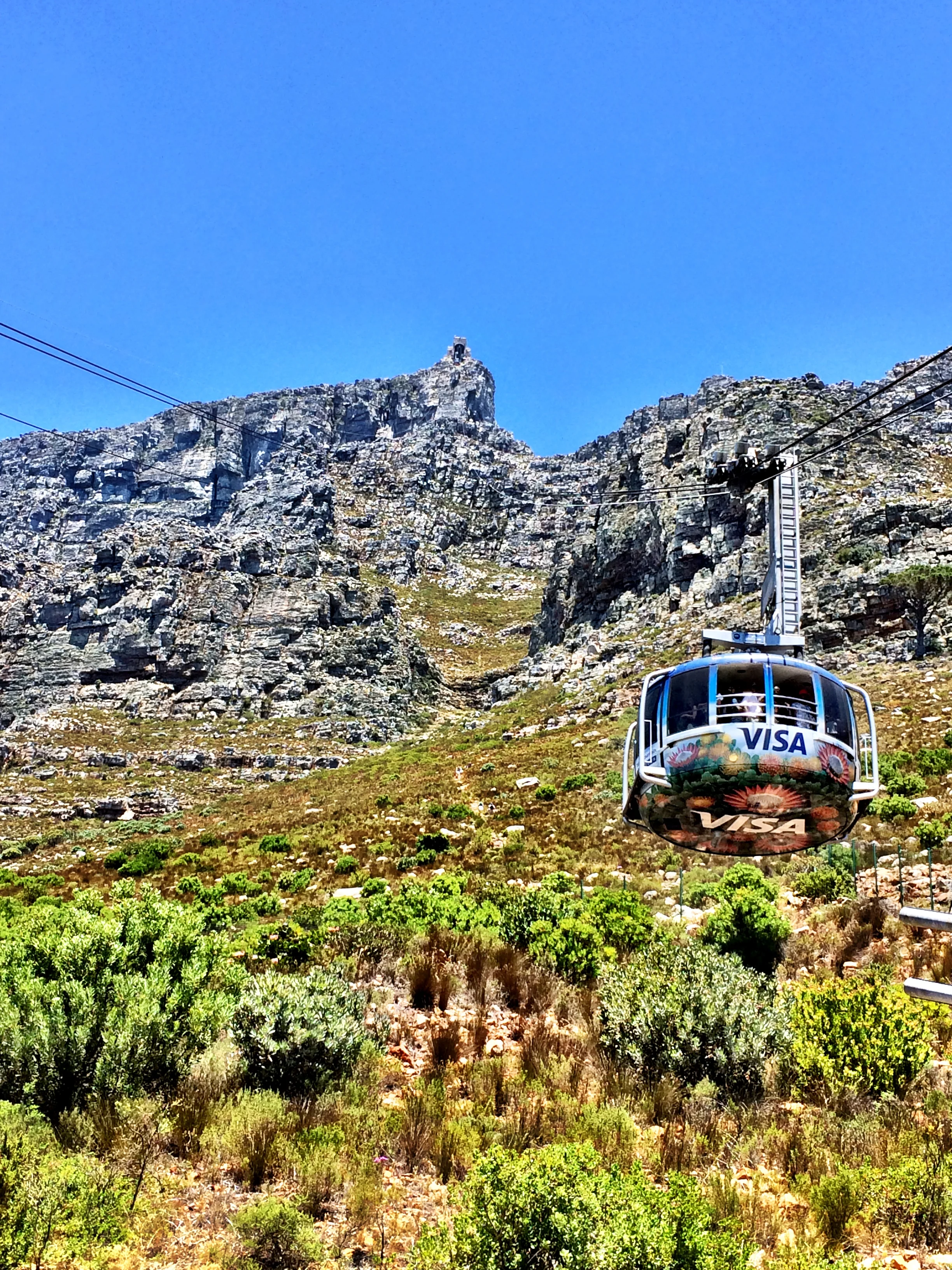 On the way up to Table Mountain 