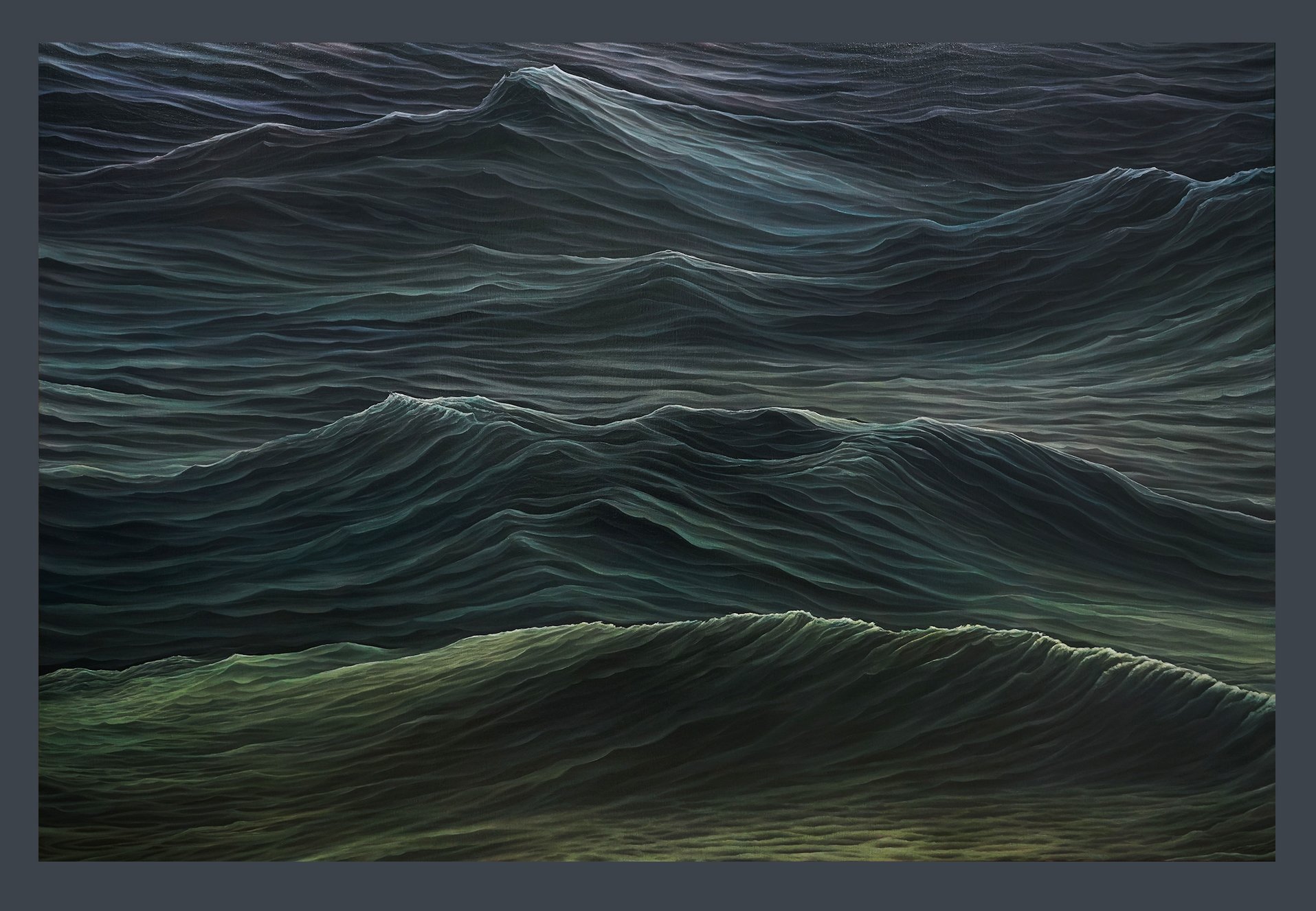 Arctic Ocean (infinite), 48" x 72", oil on linen, 2021