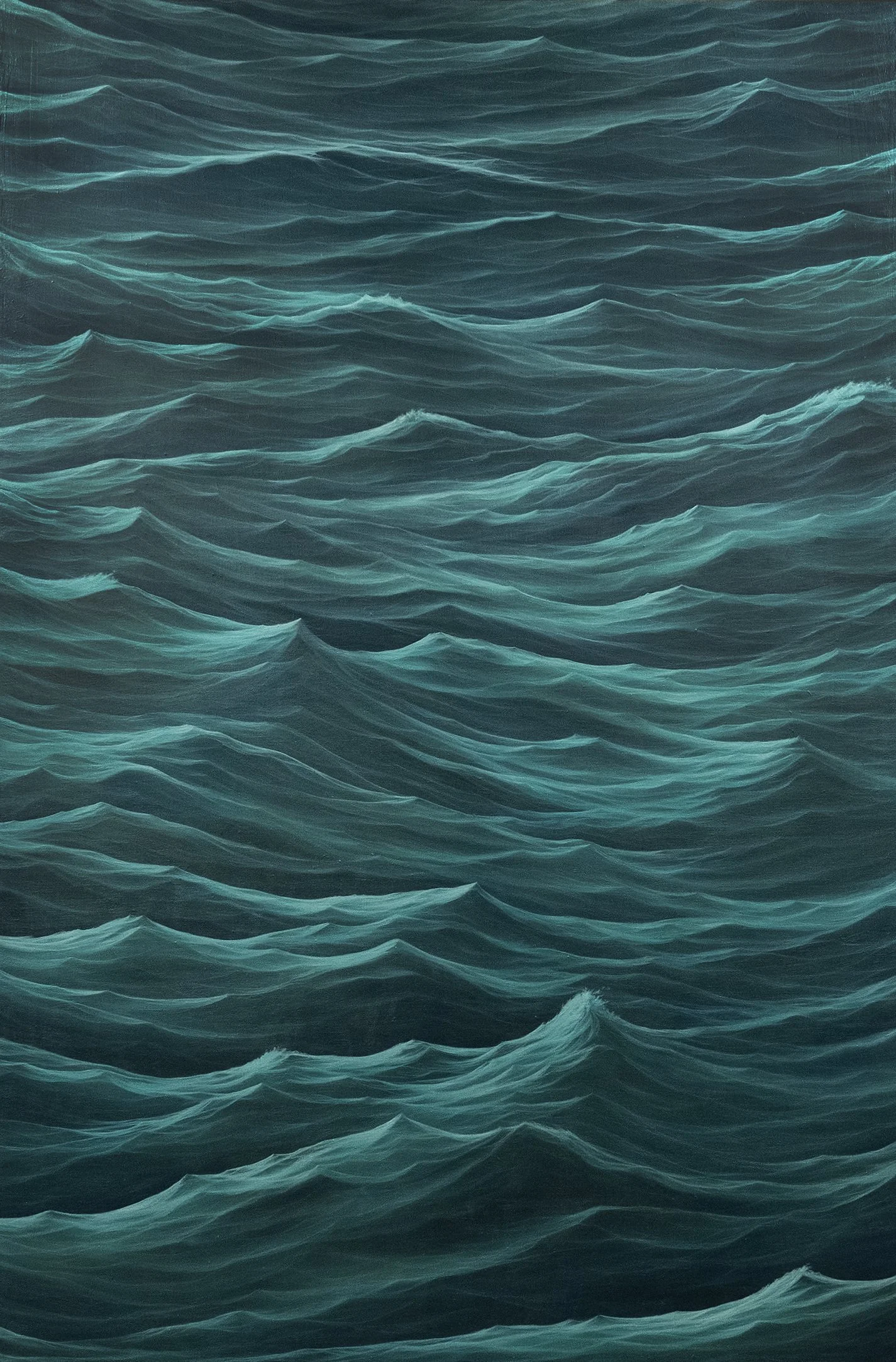 the eternal. 72" x 48", oil and wax on linen, 2024.