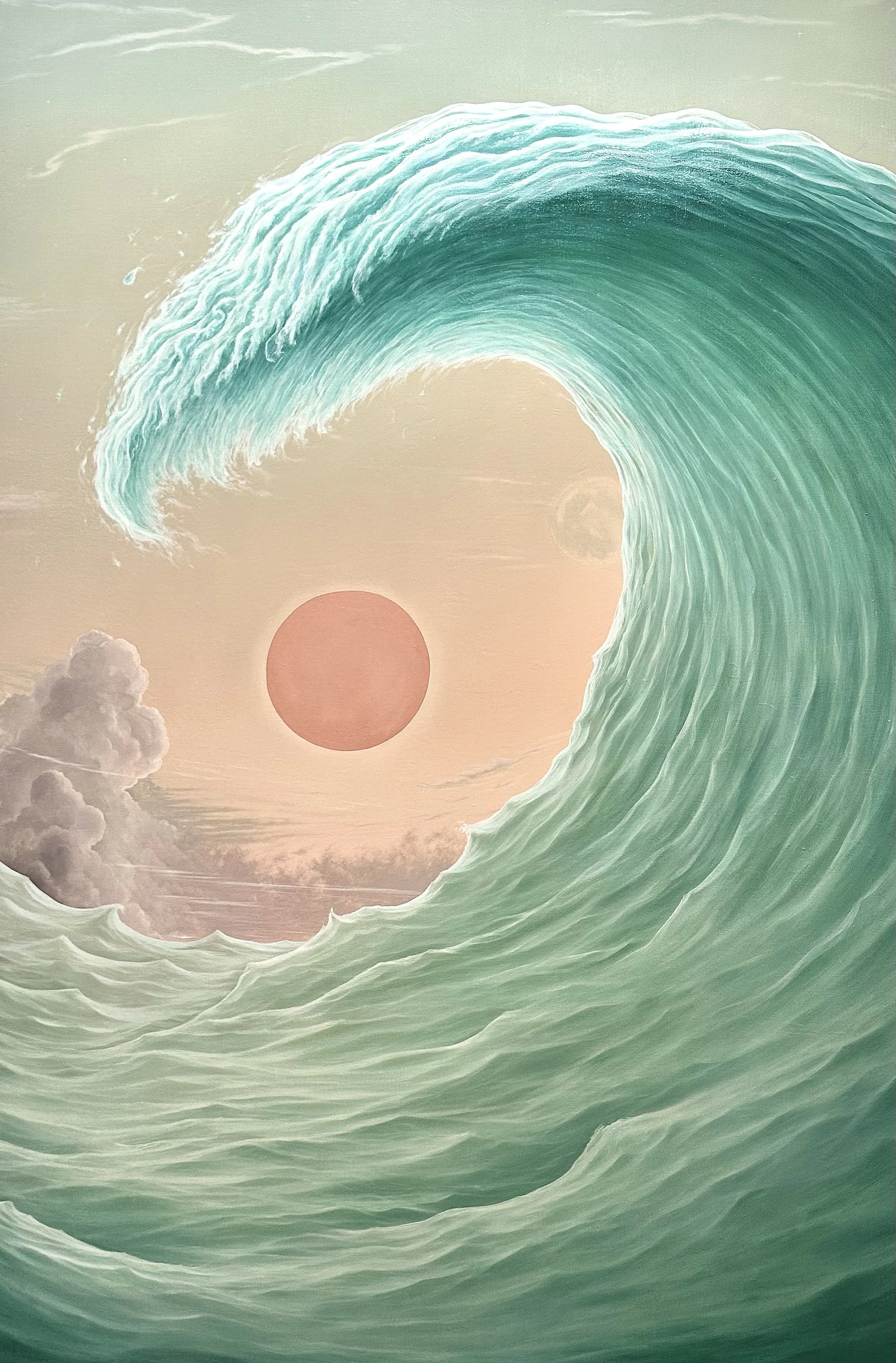 the stirring. 48" x 72", oil on linen. 2024