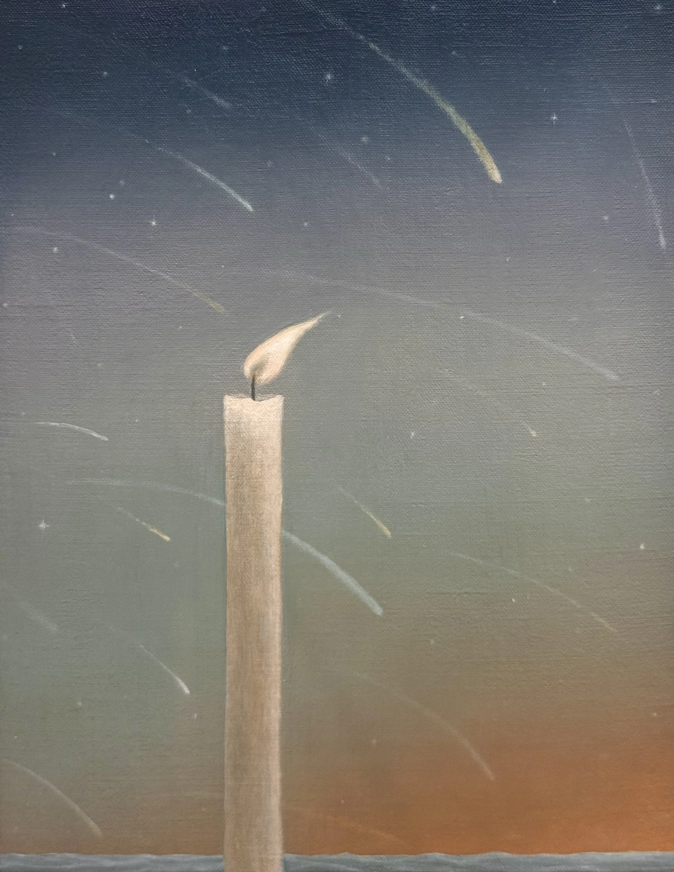 the passing light. 11" x 14", oil on linen. 2024