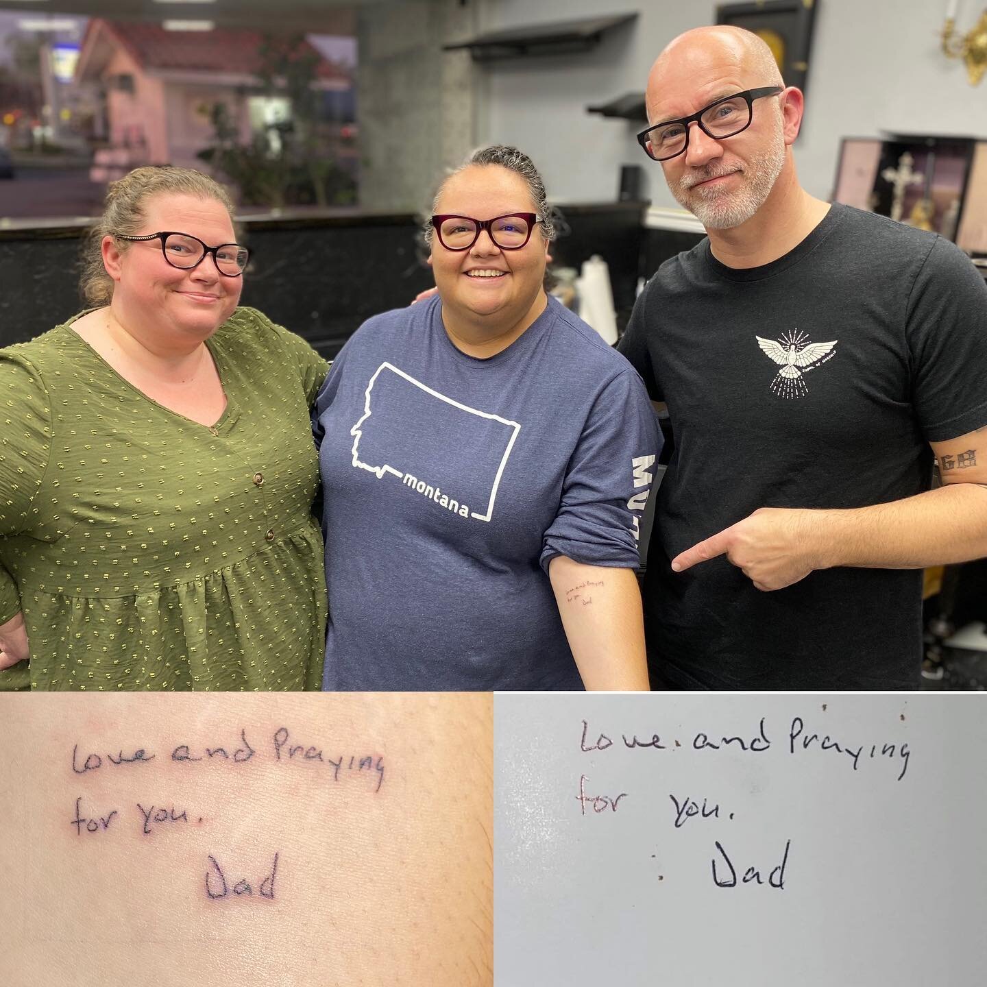 I love getting to do these kinds of tattoos&hellip; they are special because they represent the words and love of someone special. 
(Tattoo #45)
@bekahpena7 
#deadmansociety