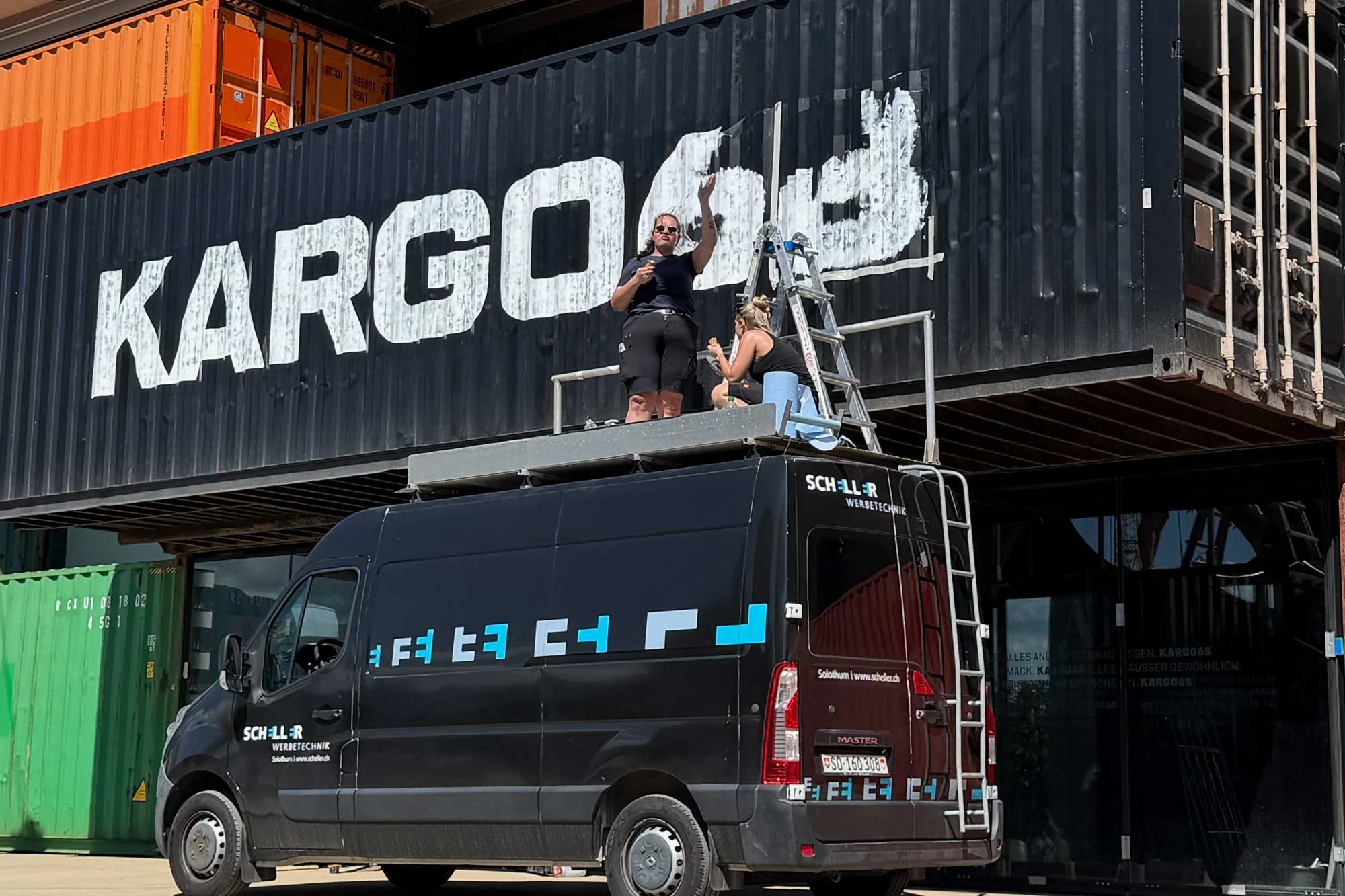 Kargo68 Container Beschriftung