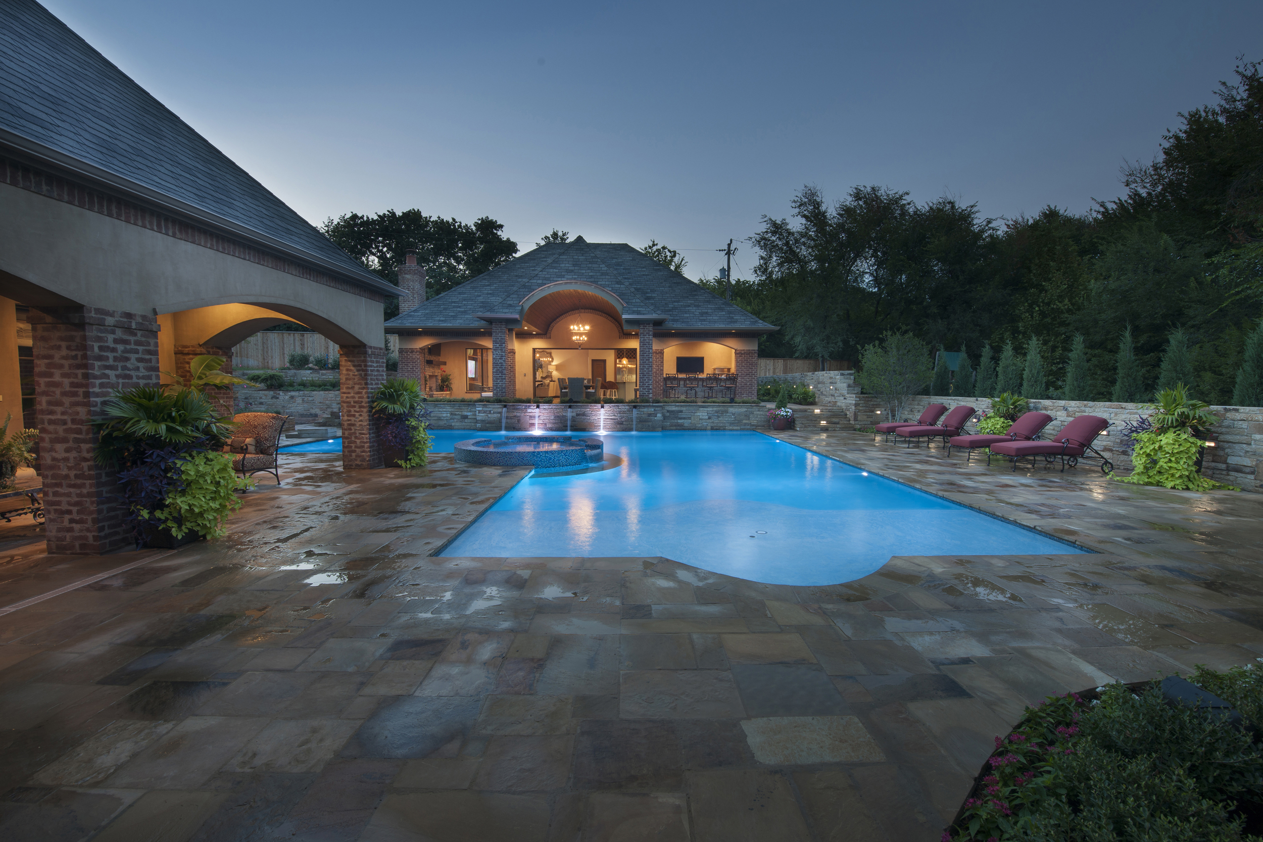 French-Inspired Classic Pool