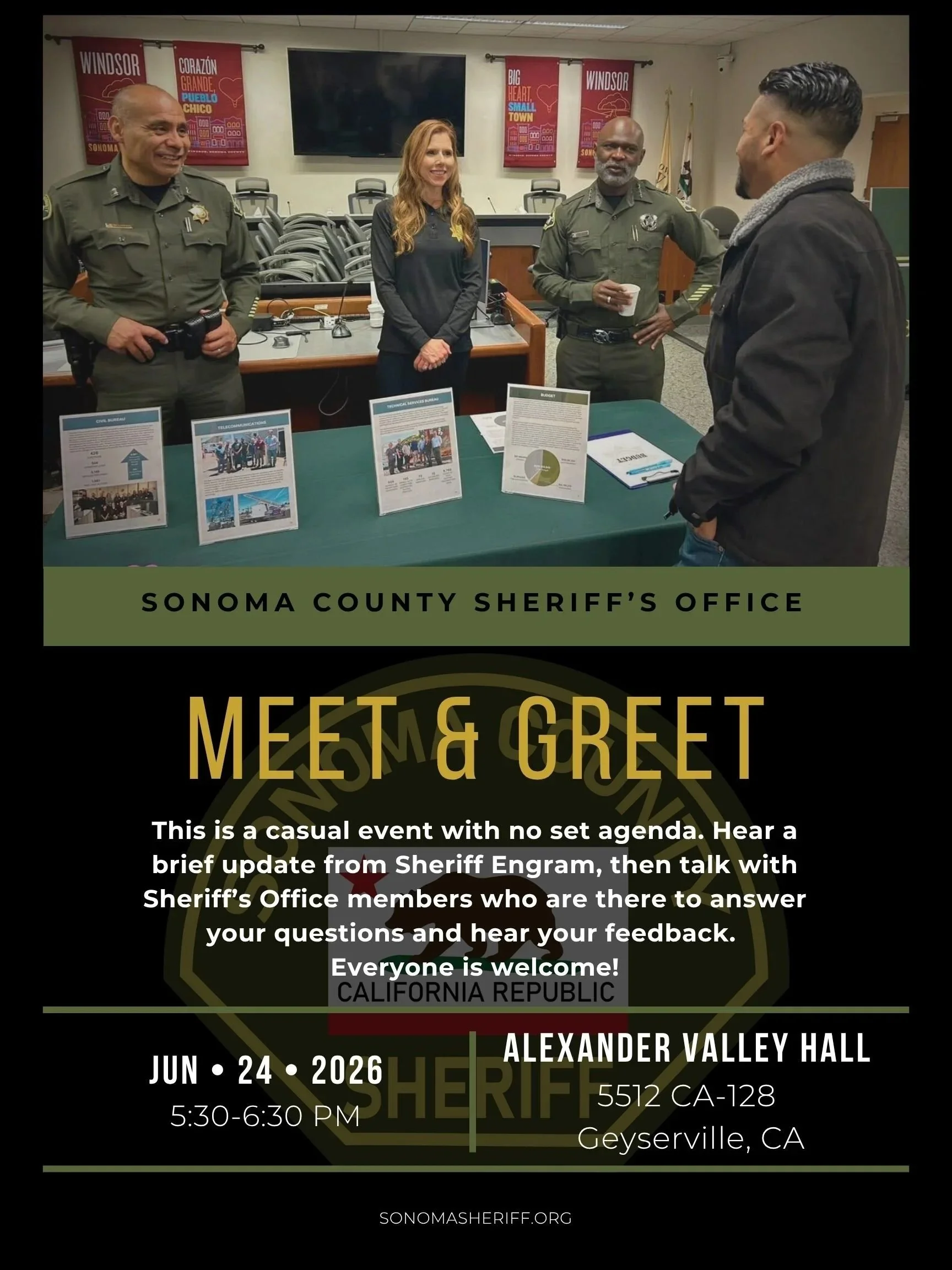 Meet &amp; Greet with the Sheriff