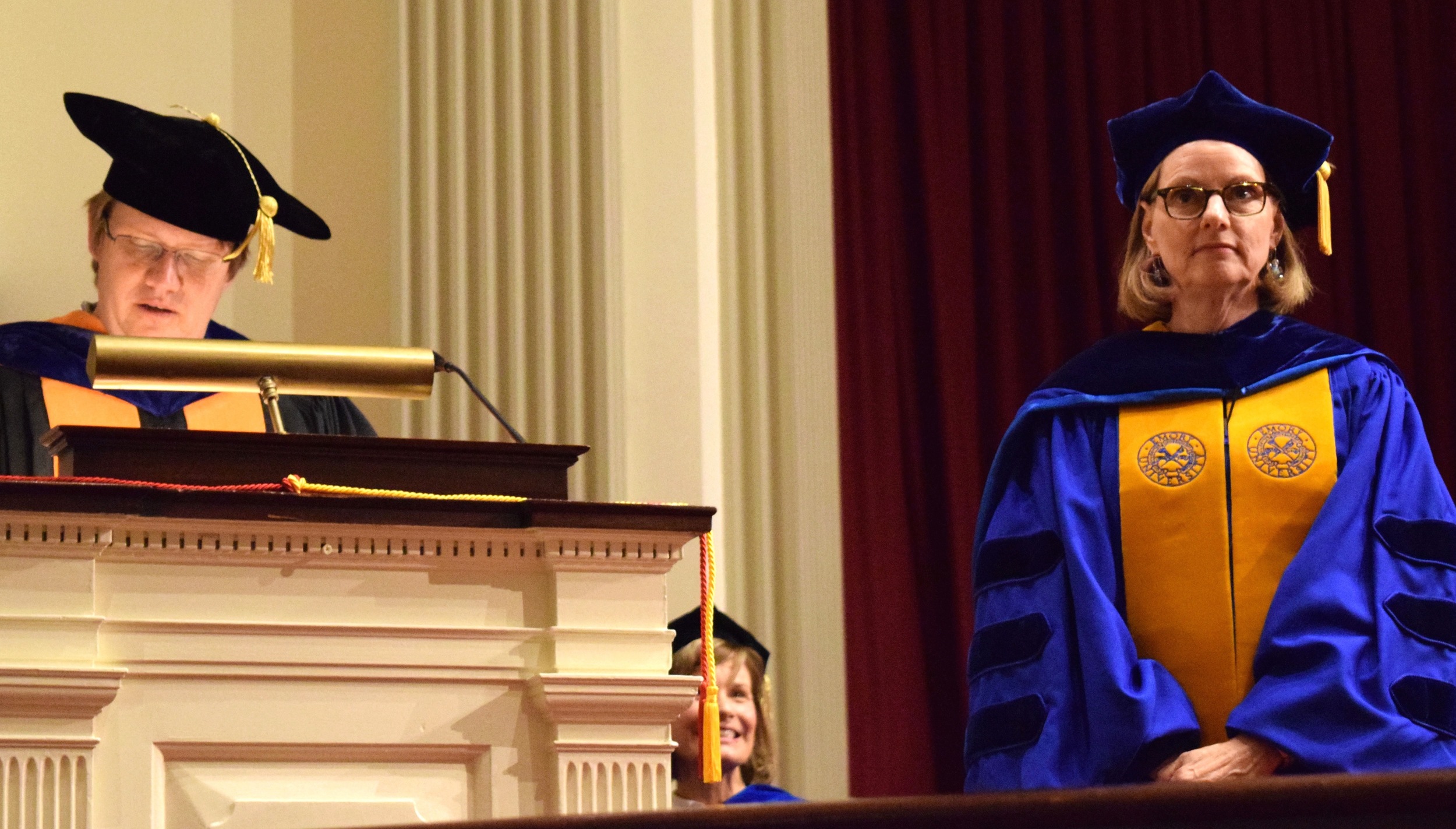 Dr. Boots Quimby at the Honors College Citation Ceremony.