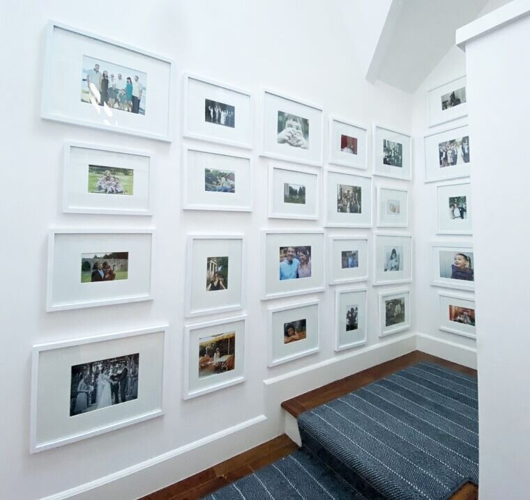 How To Make Your Own Family Photo Gallery Wall Susie Novak Interiors - Photo Gallery Wall White Frames How To Make Your Own Family Photo Gallery Wall Susie Novak Interiors - Photo Gallery Wall White Frames