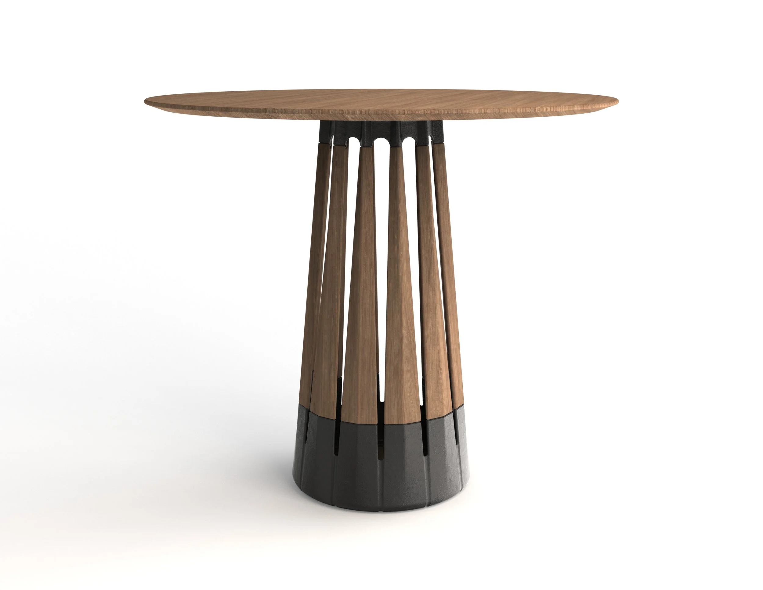 Keyshot rendering of bar height table.