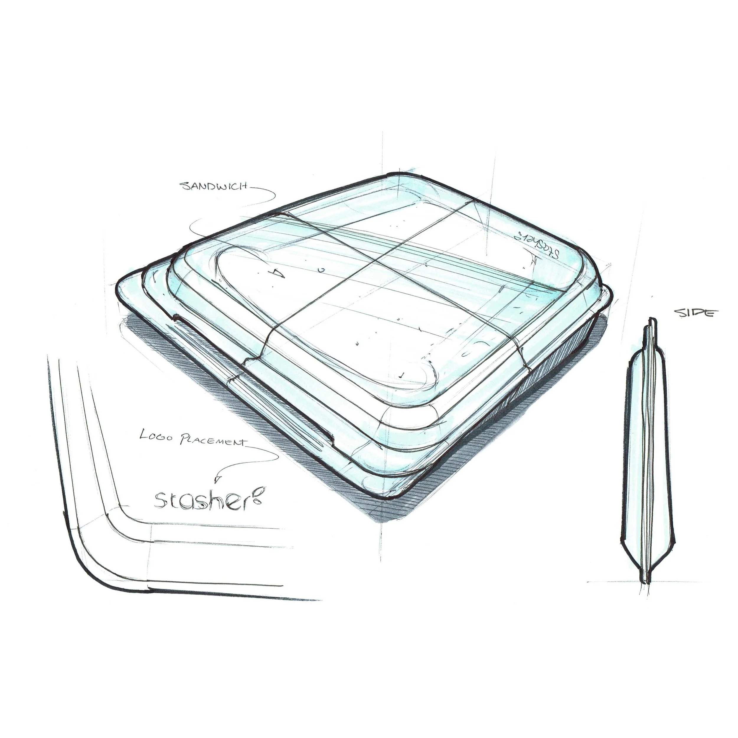 Sketch communicating design direction
