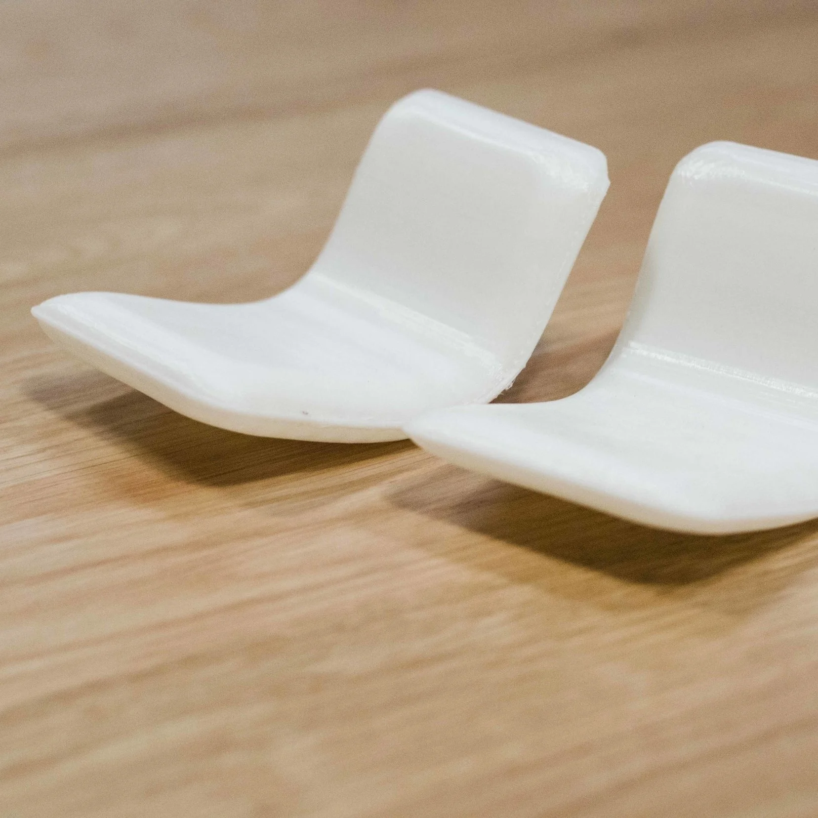  Scale models were used to develop the form before a prototype was made. 