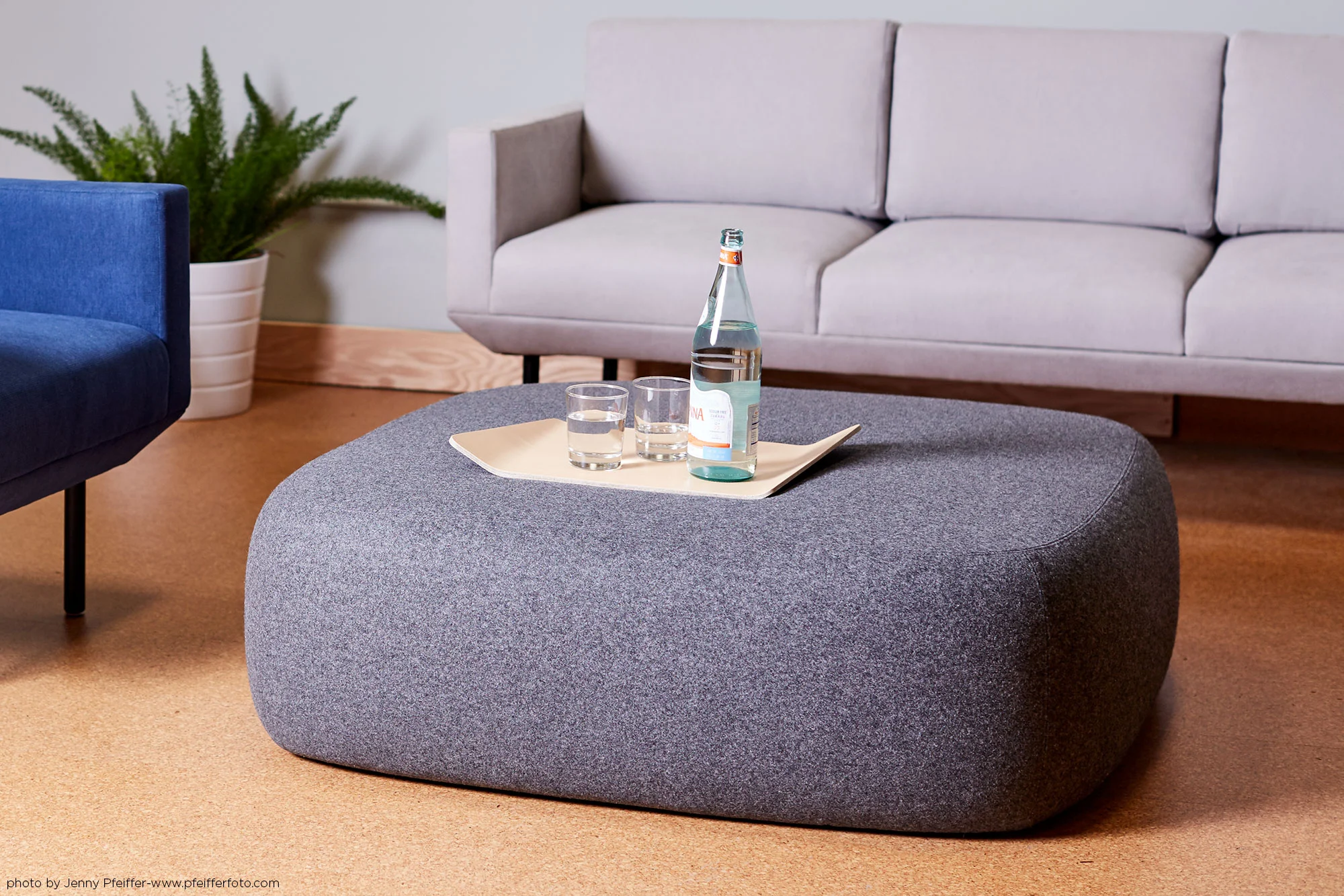Pebble Ottomans