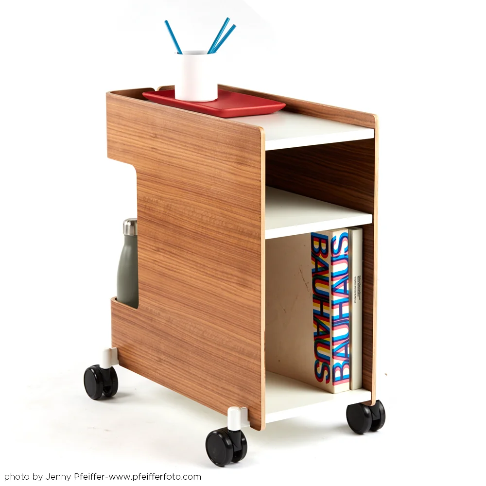  Cove Cart in walnut. 