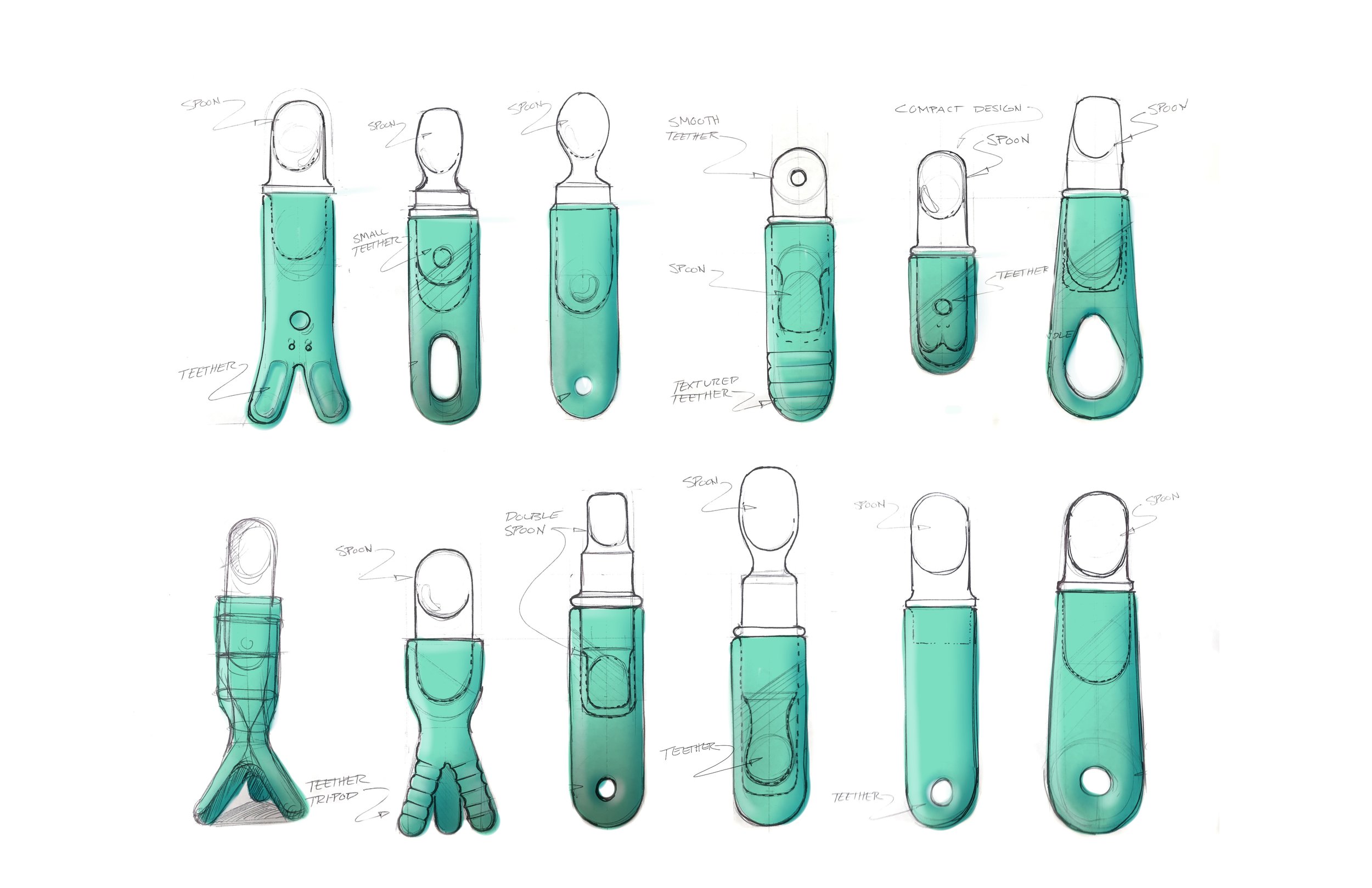 form exploration sketches