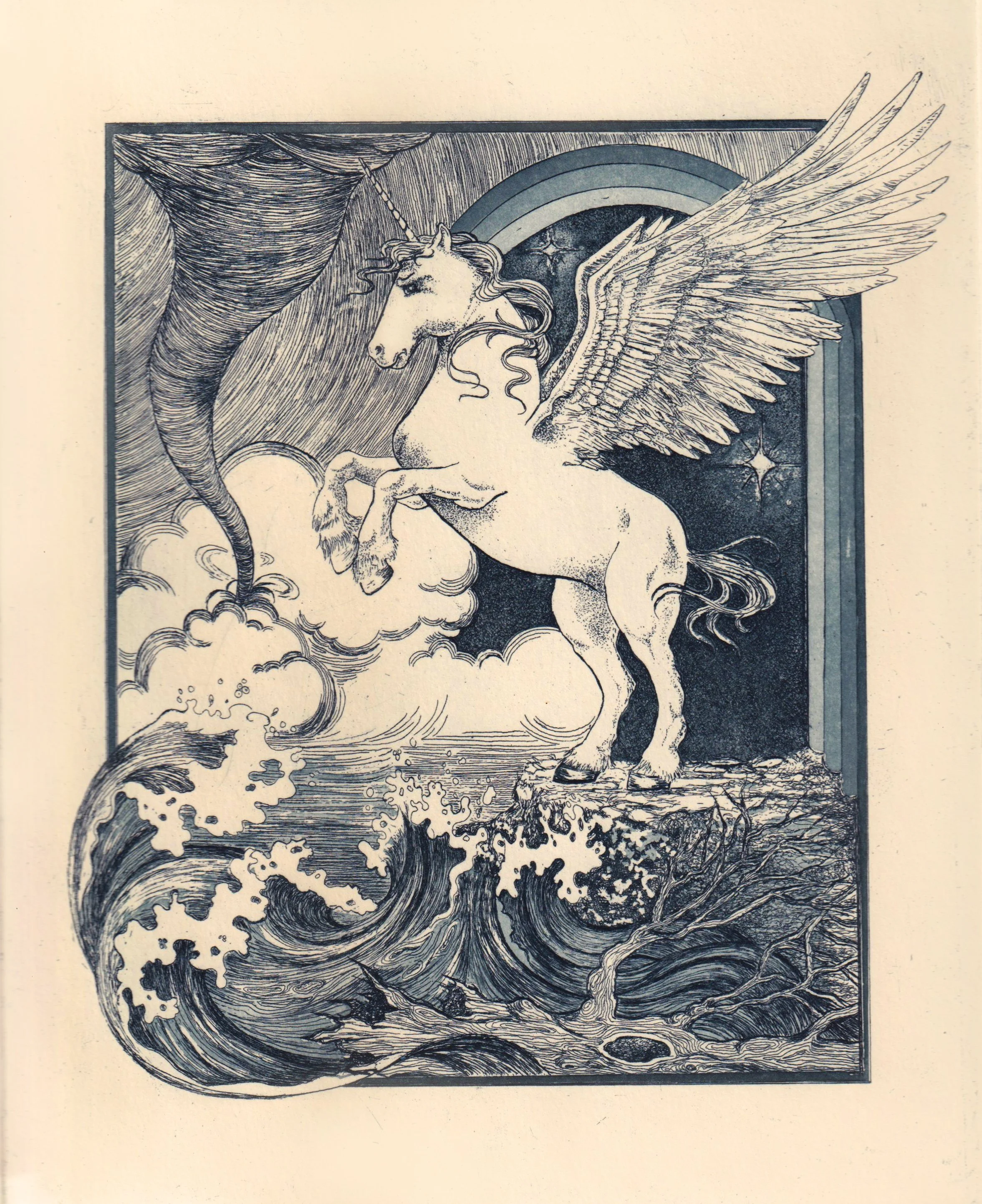 "Fortitude" 8x10 Copper Plate Etching with Aquatint