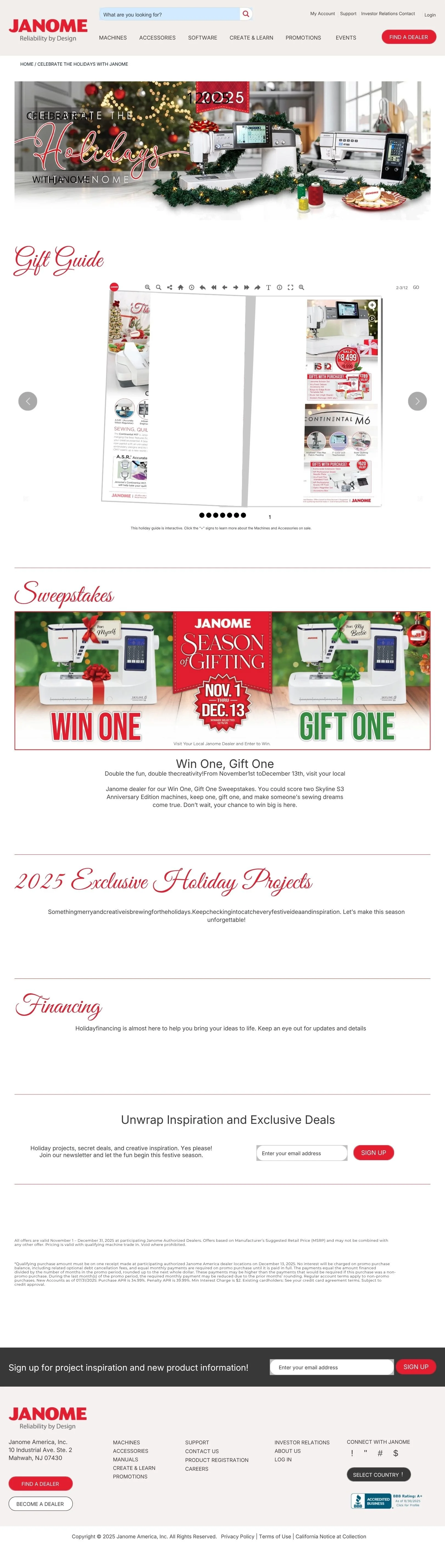 Holiday Landing Page 2025