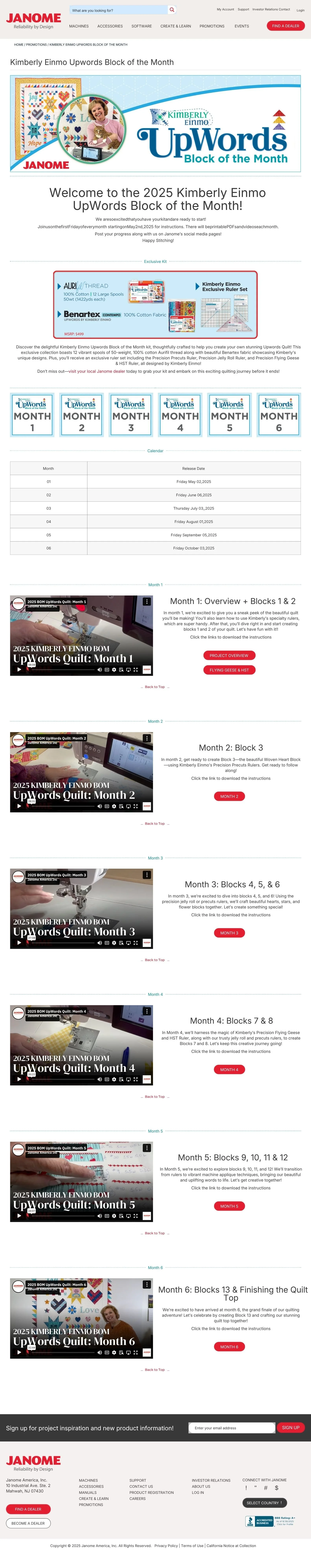 Promotional Project landing page