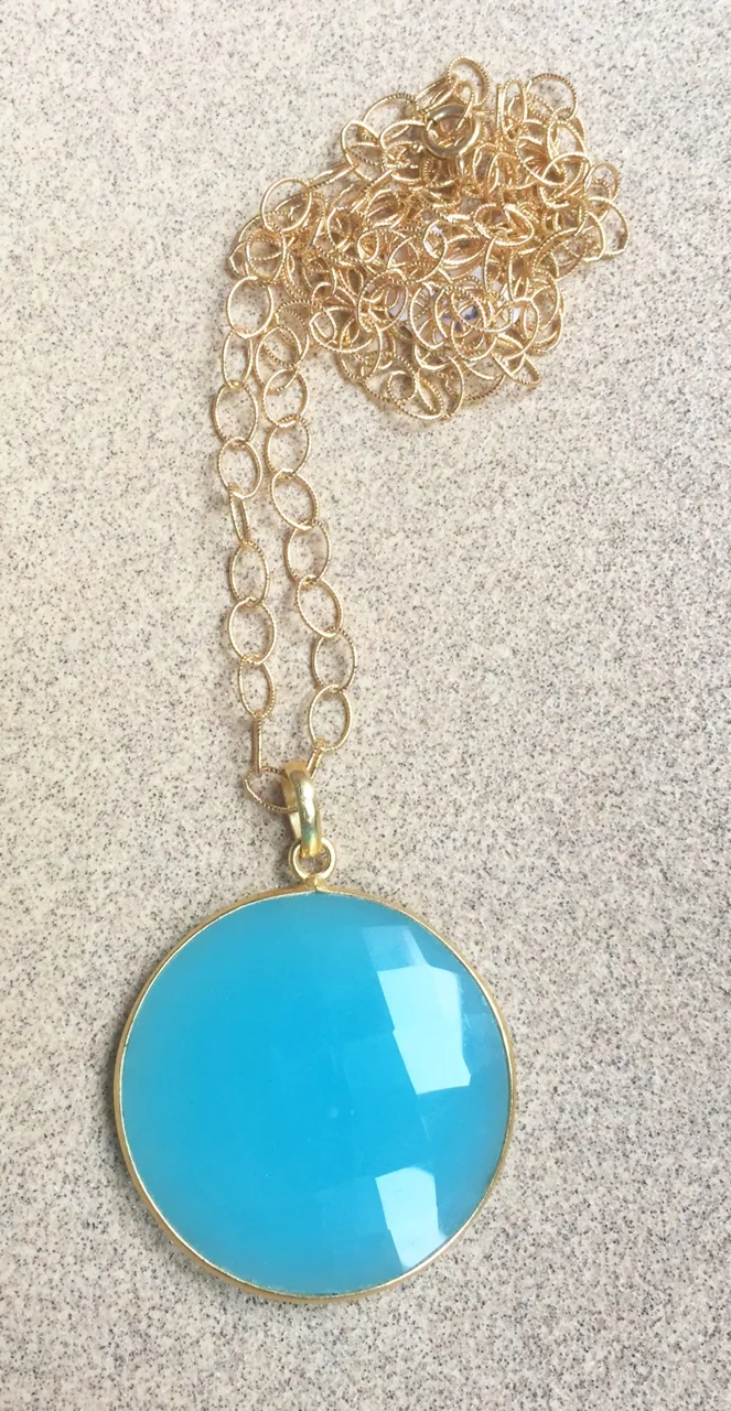 XXL Chalcedony Pendant