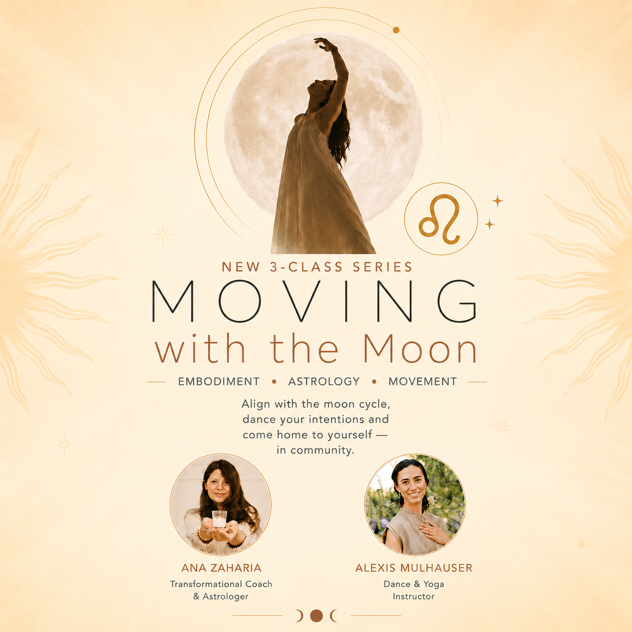 Moving with the Moon - Leo New Moon Class