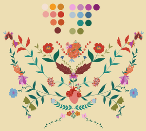 floral pattern — Marce López / Illustration & Pattern Design