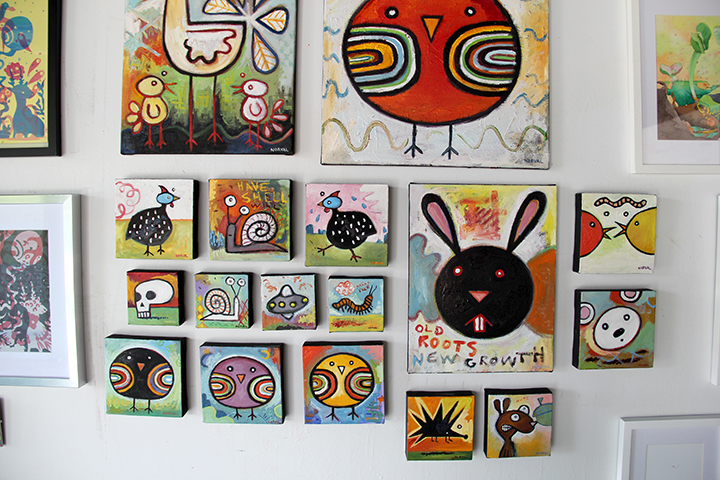 Keith Norval's paintings. 