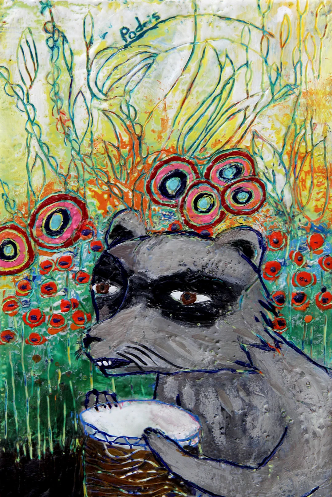 Racoon with Hippy Drum-web.jpg