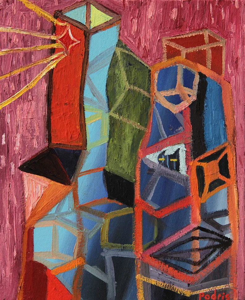 Continuing oil painting