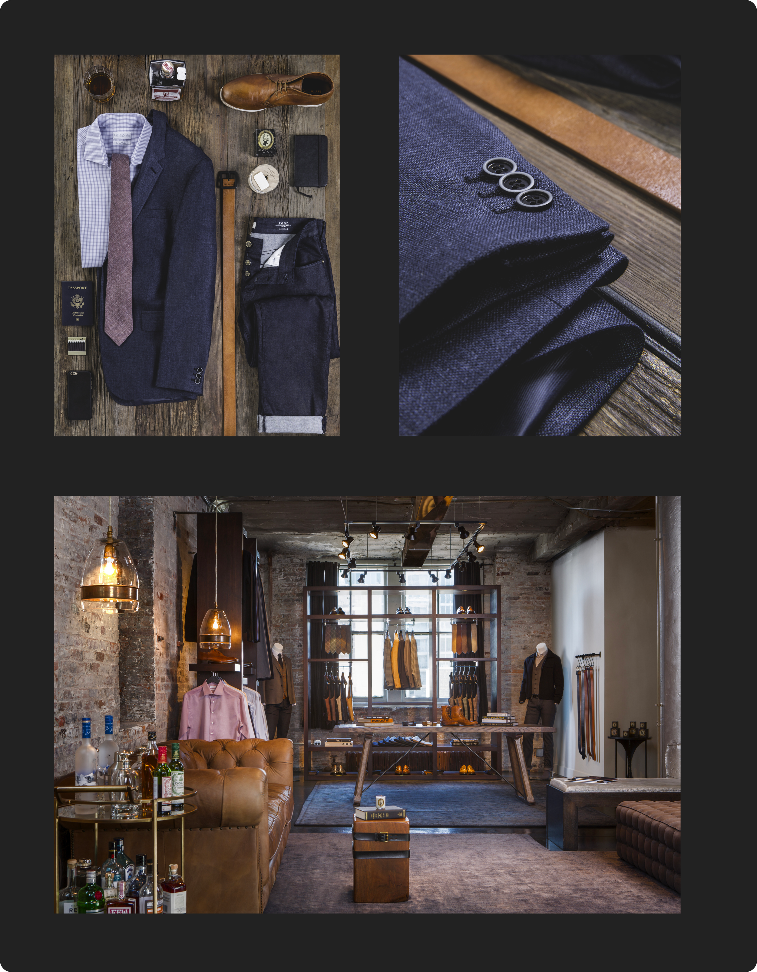 Boga Menswear Retail Store Promos