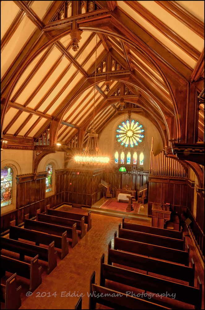 West Parish Chapel from the Balcony, Andover, MA