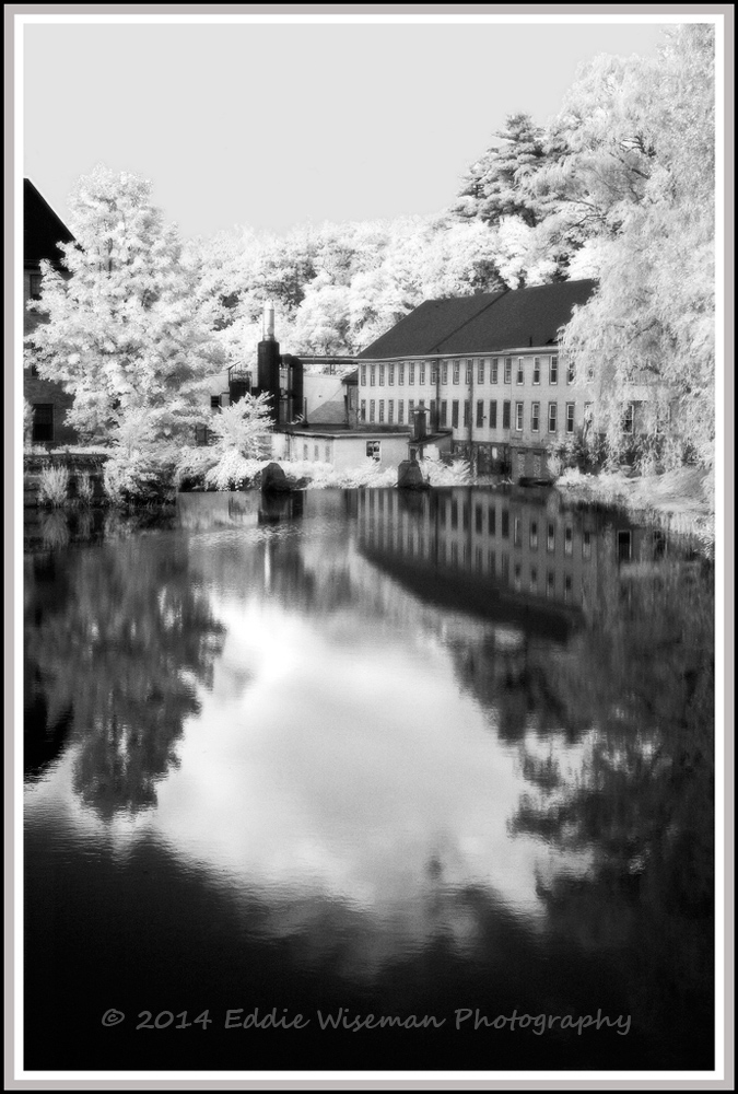 Ballardvale Reflections, Andover, MA (B&W Infrared)