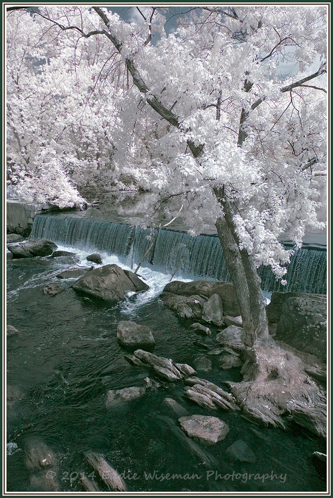 Concord River Falls-Billerica, MA Blue Infrared