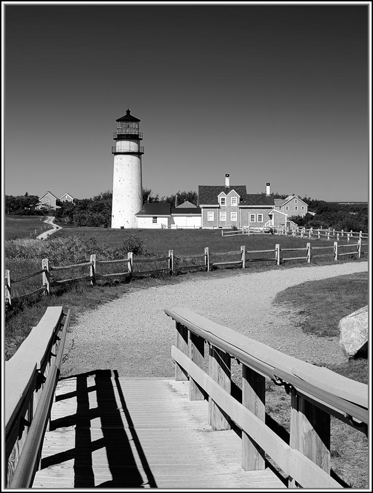 Lighthouse #2 Truro MA (monochrome)