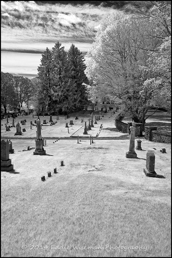 West Parish Cemetery #2 (monochrome infrared)
