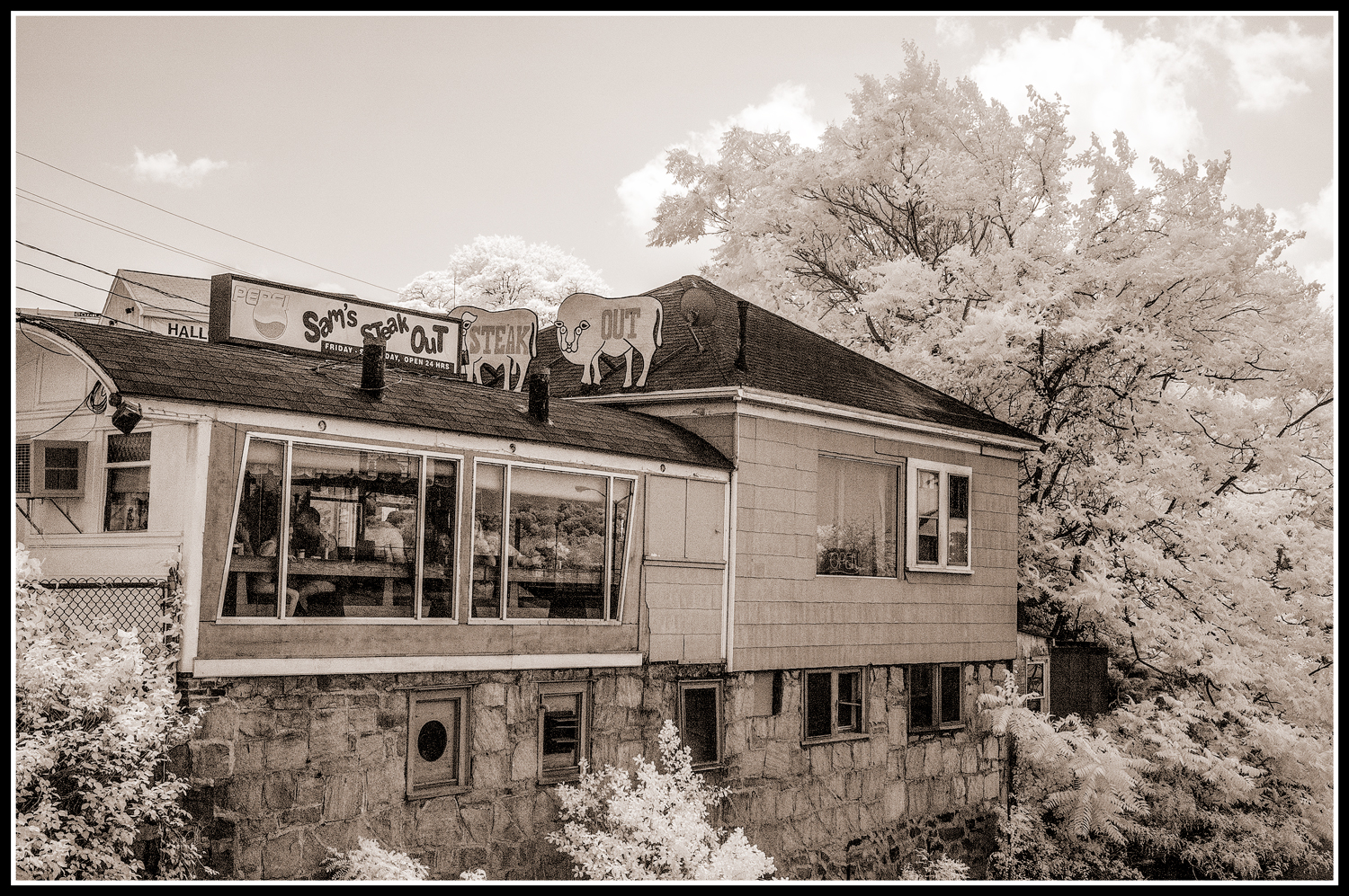 SAM'S STEAKOUT Lawrence, MA (infrared) circa 2006