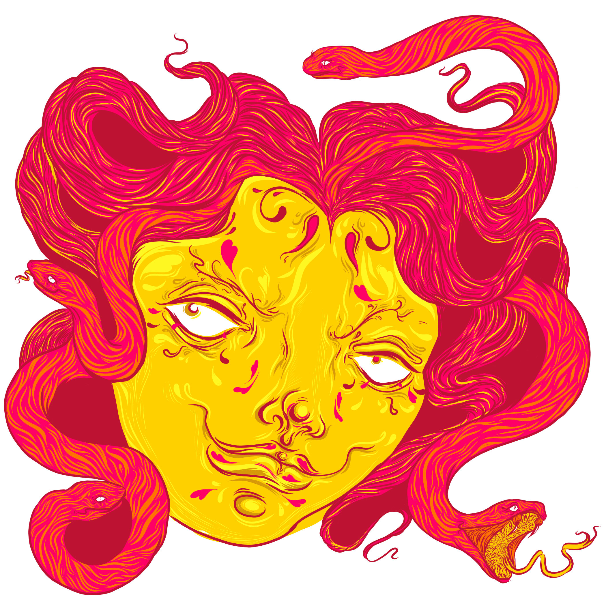 Medusa: Digital Illustration 